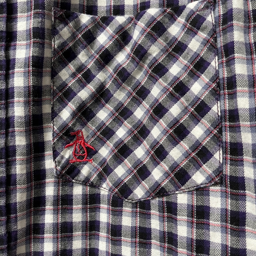 Penguin Munsingwear Button Down Shirt Mens Sz M Heritage Slim Fit - Picture 3 of 5